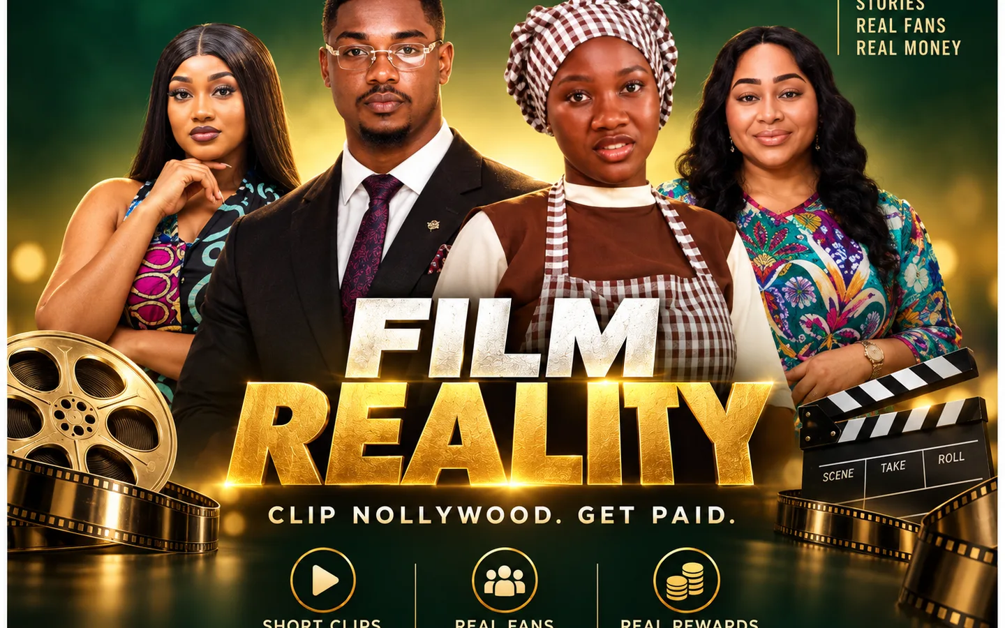 Clip Nollywood. Post. Earn. campaign
